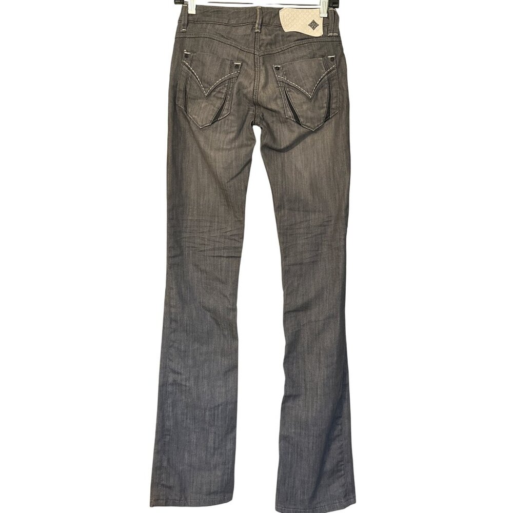 Monarchy Gray Bootcut Womens Jeans W963 Size 28 - Picture 2 of 6